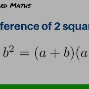 Difference Of Two Squares Formula