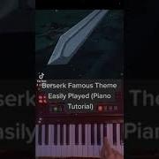 Berserk Theme Easy Piano Anime Tutorial