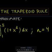 The Trapezoid Rule For Approximating Integrals