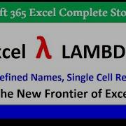 Excel LAMBDA Function Every Single Things You Ever Wanted To Know 2022 Version 365 MECS 10