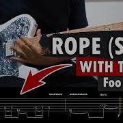 Foo Fighters Rope SOLO With TABS