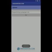 Android Spinner Using ArrayList