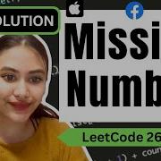 Missing Number LeetCode 268 Python O N Time And O 1 Space