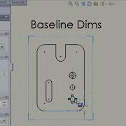 Solidworks Drawings Baseline Dimensions