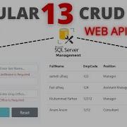 Angular 13 Web API Crud Operation With SQL Server Angular With Asp Net Core
