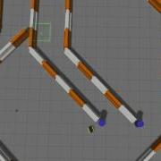 JACKAL Robot Simulation Of Bug2 Algorithm