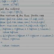 Maximum Subarray Sum Using Divide And Conquer Method