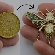 Make 3D Insect Pendant From Coin How To Make Unique Jewelry Out Of Coin