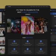 Complete Responsive Event Organizer Website Design Using HTML CSS Javascript Step By Step