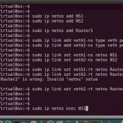 Simulate A Router With Linux Network NameSpaces