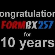 Happy 10th Anniversary On YouTube FORMBX257