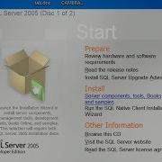 SQL SERVER 2005 DEVELOPER EDITION INSTALLATION AND CONFIGURE