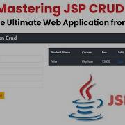 MASTER JSP CRUD Operations In Minutes
