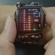 LED Watch Men Fashion Creative Crab Type Electronic Watch Luminous Binary