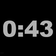 43 Seconds 43 Secs Clock Timer Countdown Alarm Focus
