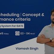 CPU Scheduling Concept Performance Criteria With Viomesh Singh