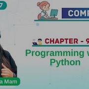 Programming With Python Chapter 9 Computer Class 7 By Anshika Mam Jagriti Publication