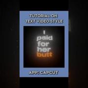 Glowing Rainy Ae Like Text Tutorial On Capcut Capcuttutorial Tutorial Alightmotion Aelike