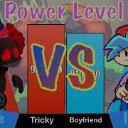 FNF Tricky Vs BF Power Level