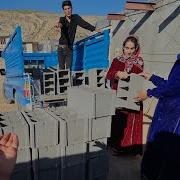 Nomadic Tribes Helping Each Other To Build Shelters