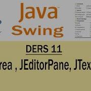 Java Swing 11 JtextArea JEditorPane JTextPane