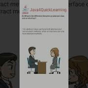 Difference Between Abstract Class Interface Java Abstractclass Interface Java4quicklearning