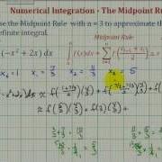 Ex 2 Numerical Integration The Midpoint Rule Fractions