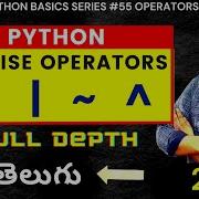 55 Python Bitwise Operators In Telugu 2022 Python Operators In Telugu Python For Beginners