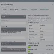 Metacloud Launch Instance