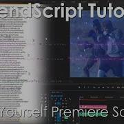 Adobe Premiere Scripting Tutorial Teach Yourself Scripting