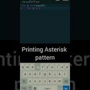 Asterisk Pattern Using Python Python Pythoncoding Pythontips Pythontutorial