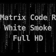 1h Matrix Code Rain Digital Rain Animation Screensaver White Smoke Full HD