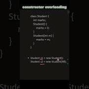 Constructor Overloading In Java One Class Multiple Ways JavaShorts Coding