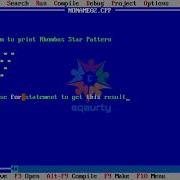 Star Pattern Of Rhombus In C Rhombus Pattern C Pattern Programming Tutorial