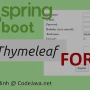 Spring Boot Thymeleaf Form Handling Tutorial