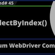 DeselectByIndex Command Selenium WebDriver