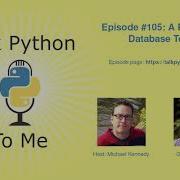105 A Pythonic Database Tour