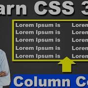 Column Count Property In CSS How To Divide HTML CSS Paragraph Content Into 2 Columns Cyber Warriors