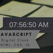 Membuat Digital Clock Menggunakan Javascript HTML JS CSS