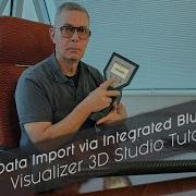 How To Import Scan Data Via Integrated Bluetooth Visualizer 3D Studio Tutorial With Expert Frank