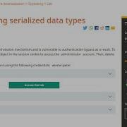 Web Security Academy Insecure Deserialization 2 Modifying Serialized Data Types