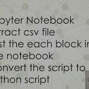Python Script In Jypyter Notebook And Convert The Ipynb To Py Script