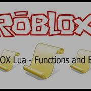 ROBLOX Lua Functions And Events 6
