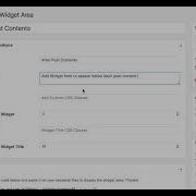 Sidebar Widget Areas For WordPress