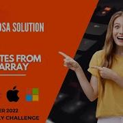 26 Remove Duplicates From Sorted Array DSA Leetcode Daily Challenge