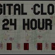 Digital Clock Using 555 Timer 24 Hour 4026 IC