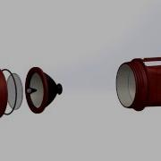 Flashlight Assembly Exploded View11