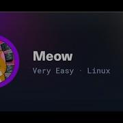 HackTheBox Meow Walkthrough