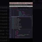 Animated Gradient Button HTML CSS