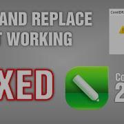 FIXED No Objects Found Error Solved Find And Replace Error CorelDRAW 2020 2021 Graphix IG